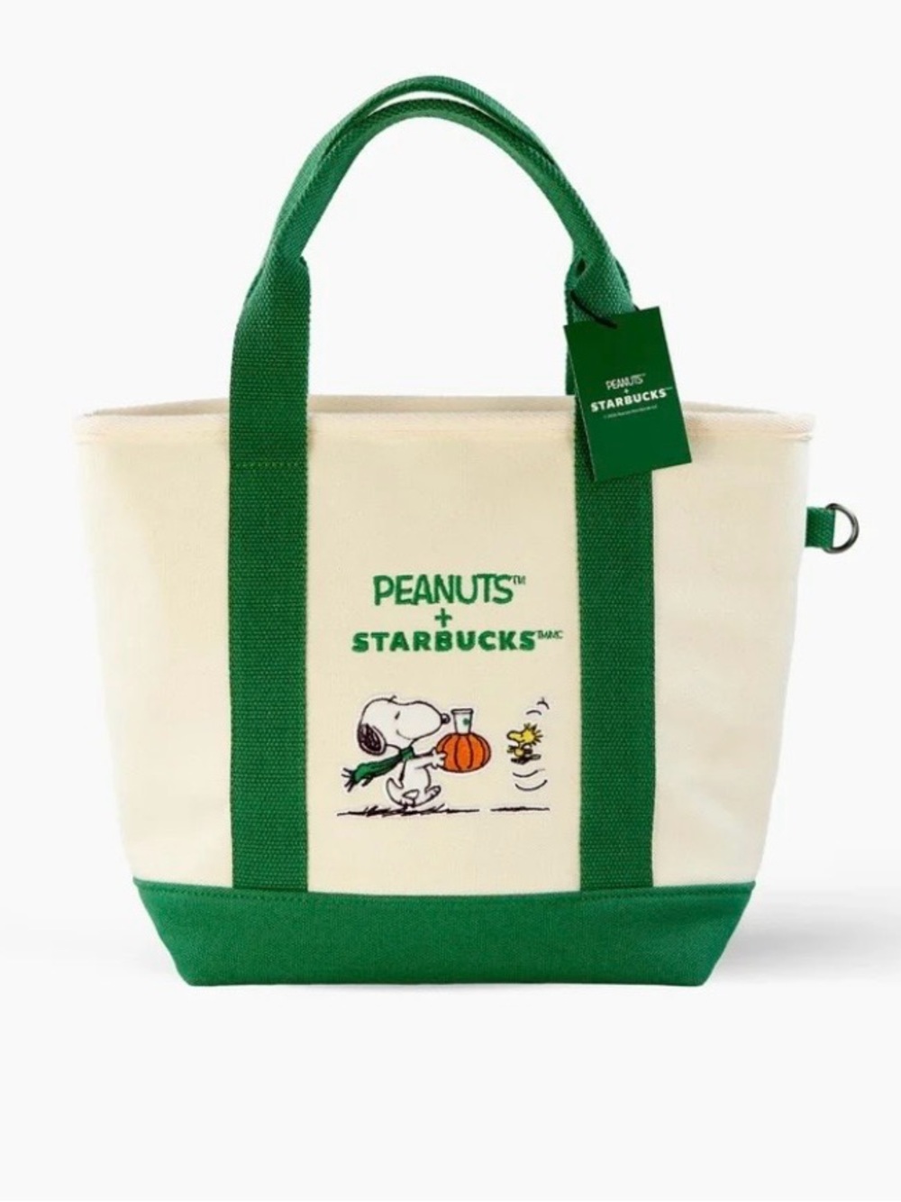 🔥 NEW Starbucks x Peanuts Snoopy mini tote bag- confirmed order, ships 9/22